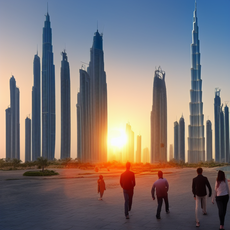 Dubai seen by the AI of Stable Diffusion