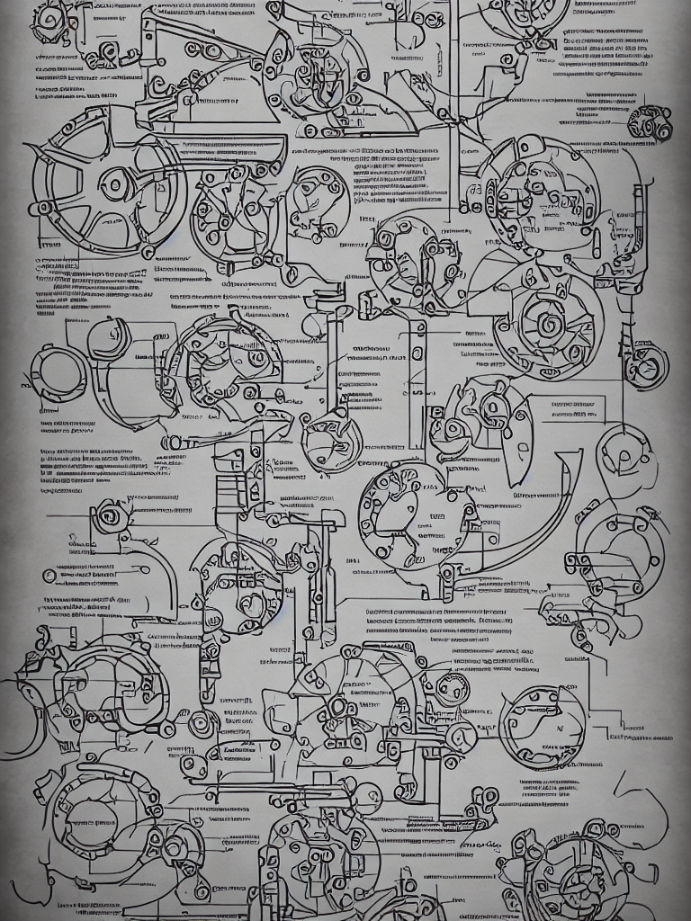 00334-255546654-Full page concept design of how to build futuristic inventions, intricate details, colour infographic of technical, diagram of