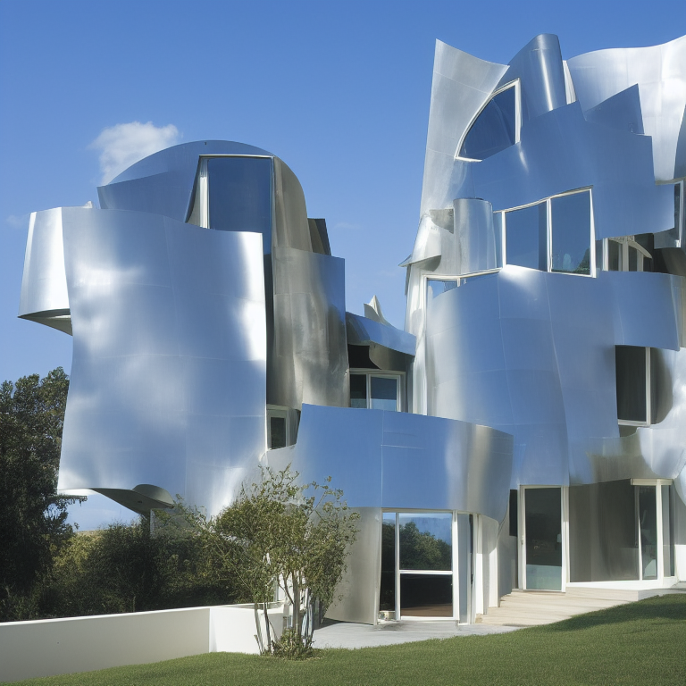 00549-2000-modern medium size two floors villaseen from the outside, big windows, daylight, photorealistic, high resolution, high quality,